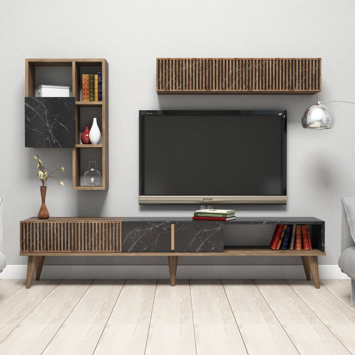 Hanah Home Milan - Nogal y Negro Hanah Home Milan - Nogal y Negro